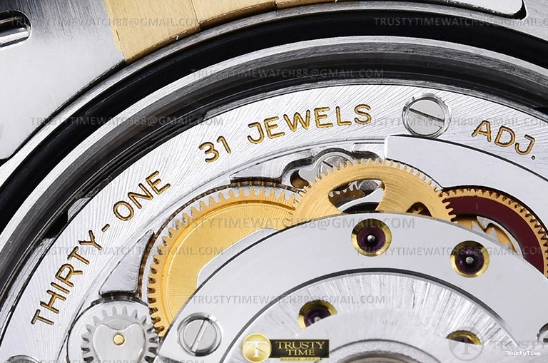 0217 RDJ0450A – DJ 36mm Jub Flt 904L YG SS P-Gold Stk VSF VS Comfortable 764